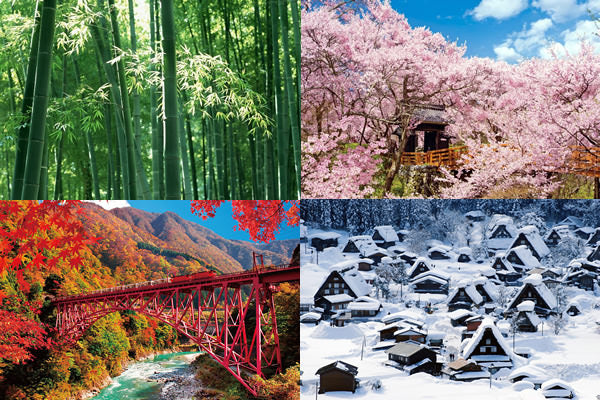 All seasons of Japan