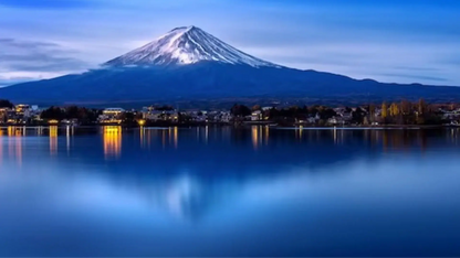 Tourists enjoying panoramic views of Mount Fuji from the Mount Kachi Kachi Ropeway